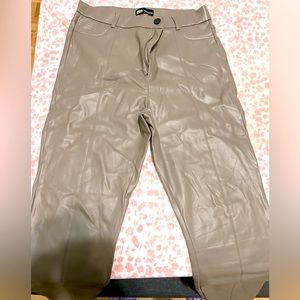 Zara pant semili cuir
